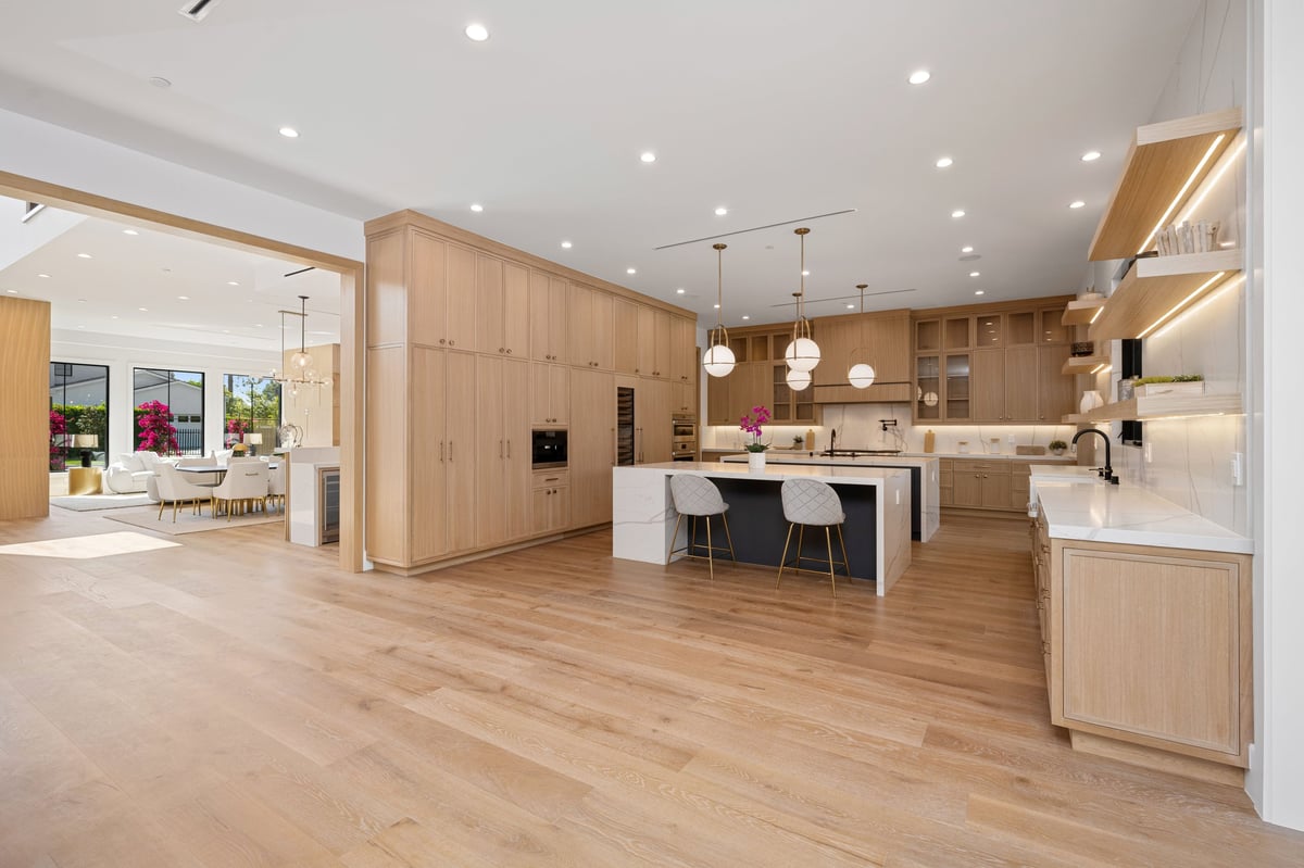 Elegant interior with hardwood floors ready to be transformed